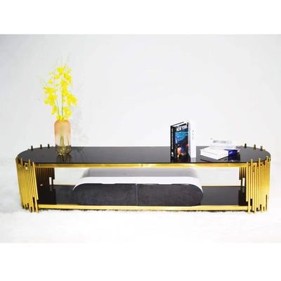 주문 2개 선반 거실 가구 3개의 드로거가 있는 현대 TV 캐비닛 online manufacture