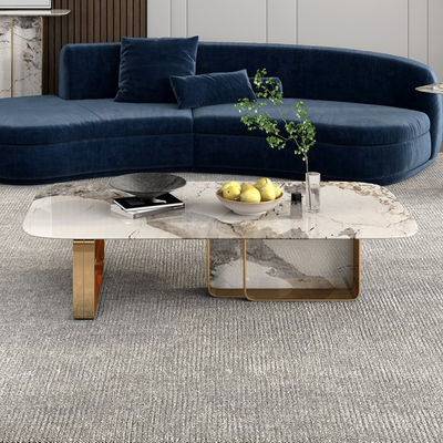 주문 주방의 평면 대리석 커피 끝 테이블 조합 online manufacture