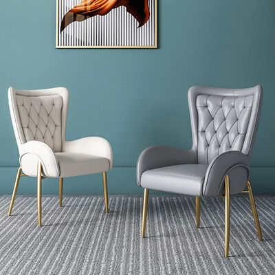 주문 바니케이트 스테인리스 스틸 고급 식사 의자 가죽 의자 online manufacture