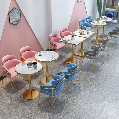 주문 호텔 및 카페에 적합 한 현대 대리석 둥근 협상 테이블 online manufacture